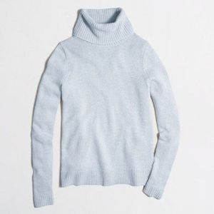 J. CREW FACTORY Powder Blue Turtleneck